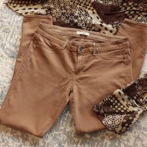 Rich & Skinny Jeggings, size 30, tawny brown